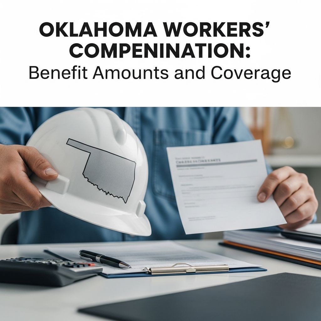 Comprehensive guide to Oklahoma workers' compensation benefit rates, eligibility, and coverage details for injured employees.
