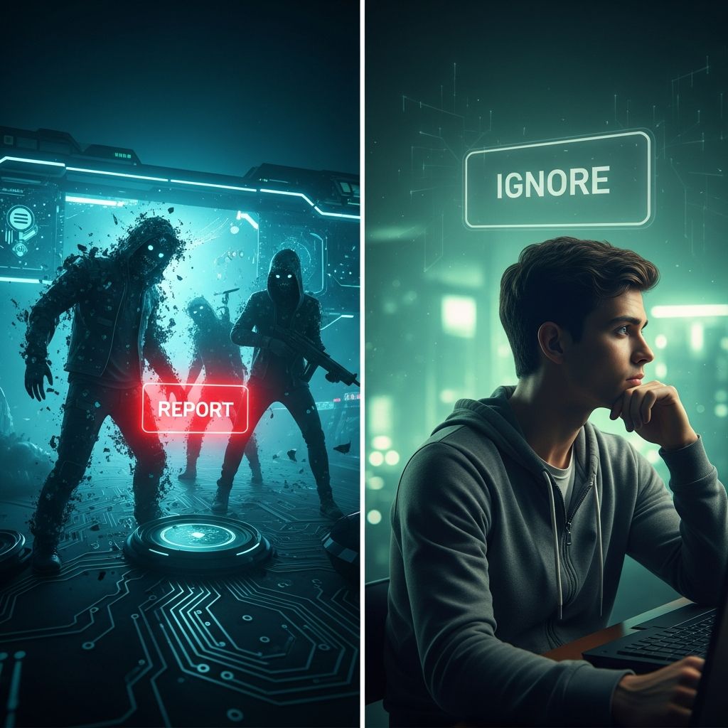 Navigating the fine line between trash talk and criminal threats in video games: when to call authorities and legal risks involved.