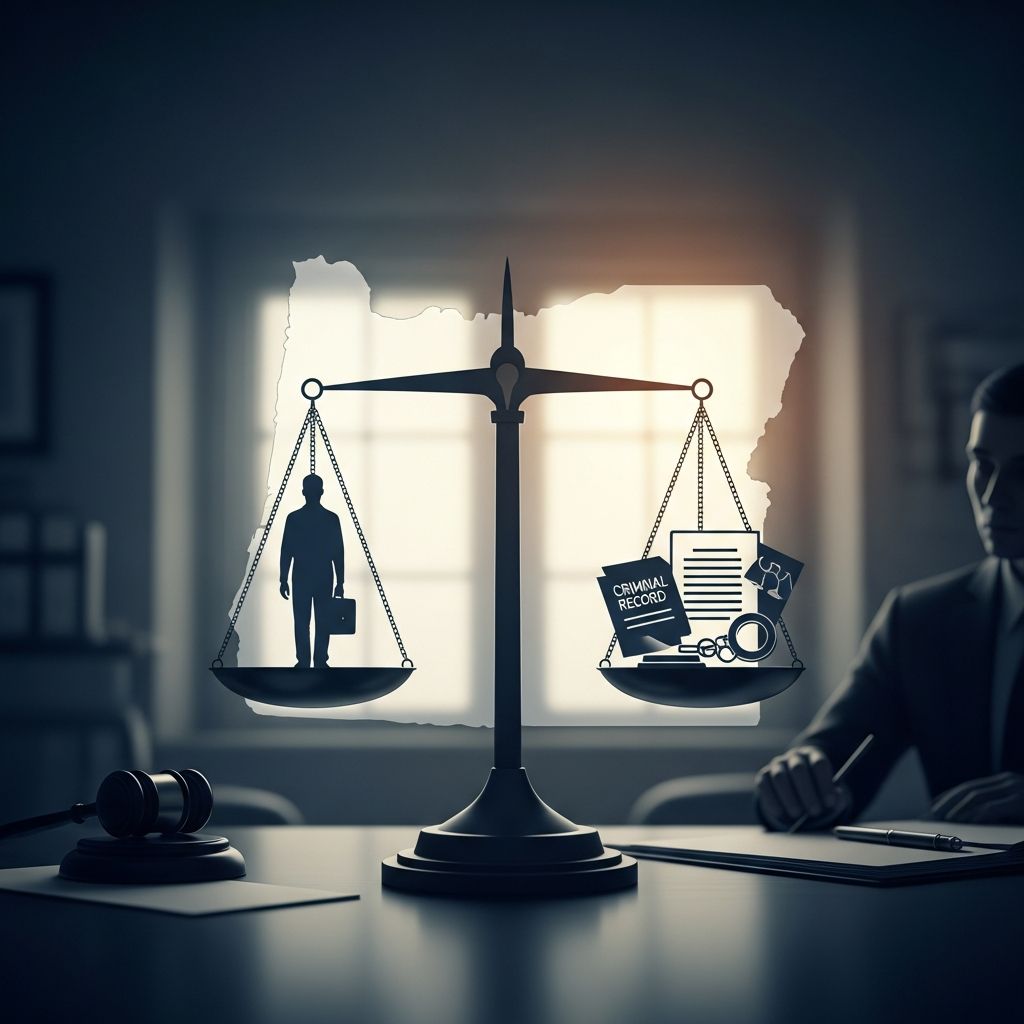 Complete guide to Oregon's criminal background check regulations for employers and job applicants.