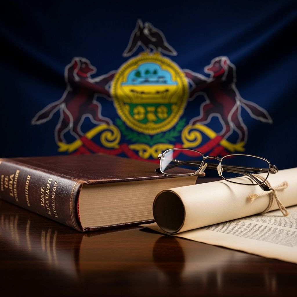 Master key Pennsylvania legal requirements that affect your daily life and rights.