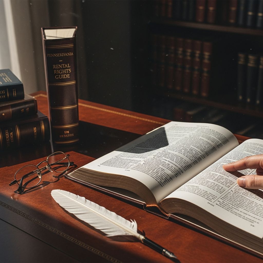 Essential guide to landlord-tenant laws in Pennsylvania: rights, obligations, and protections for renters and property owners.