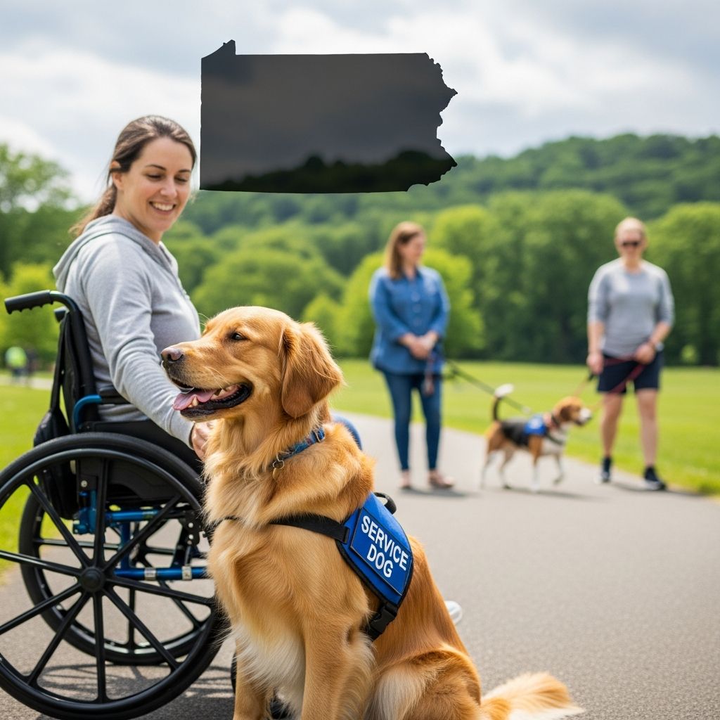 Comprehensive guide to Pennsylvania laws protecting service dogs and emotional support animals in public spaces, housing, and travel.