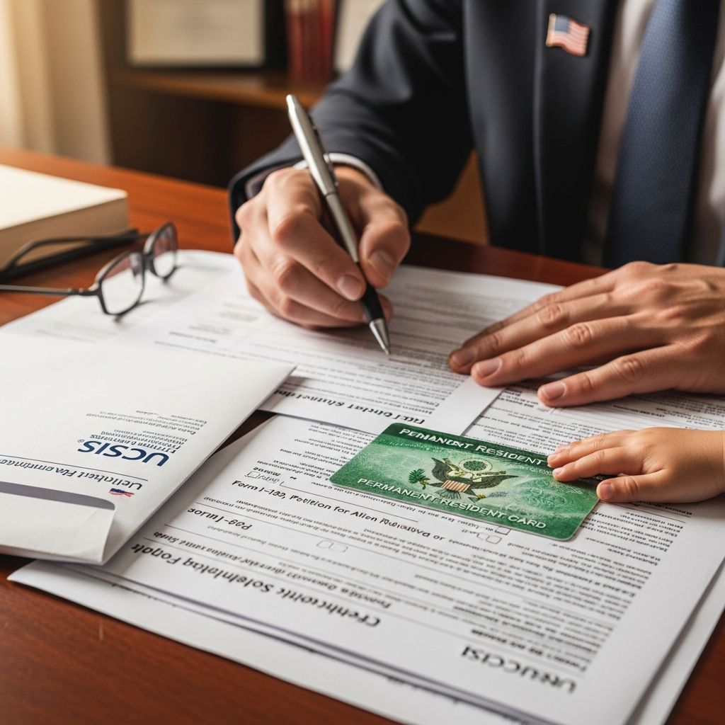 Navigate the I-130 petition process to sponsor your child for permanent residency in the United States.