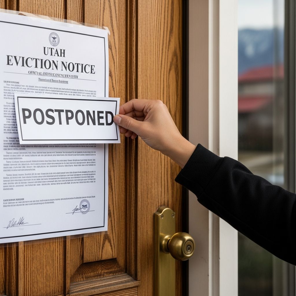 Discover proven methods for Utah tenants to legally extend eviction timelines and protect housing rights effectively.