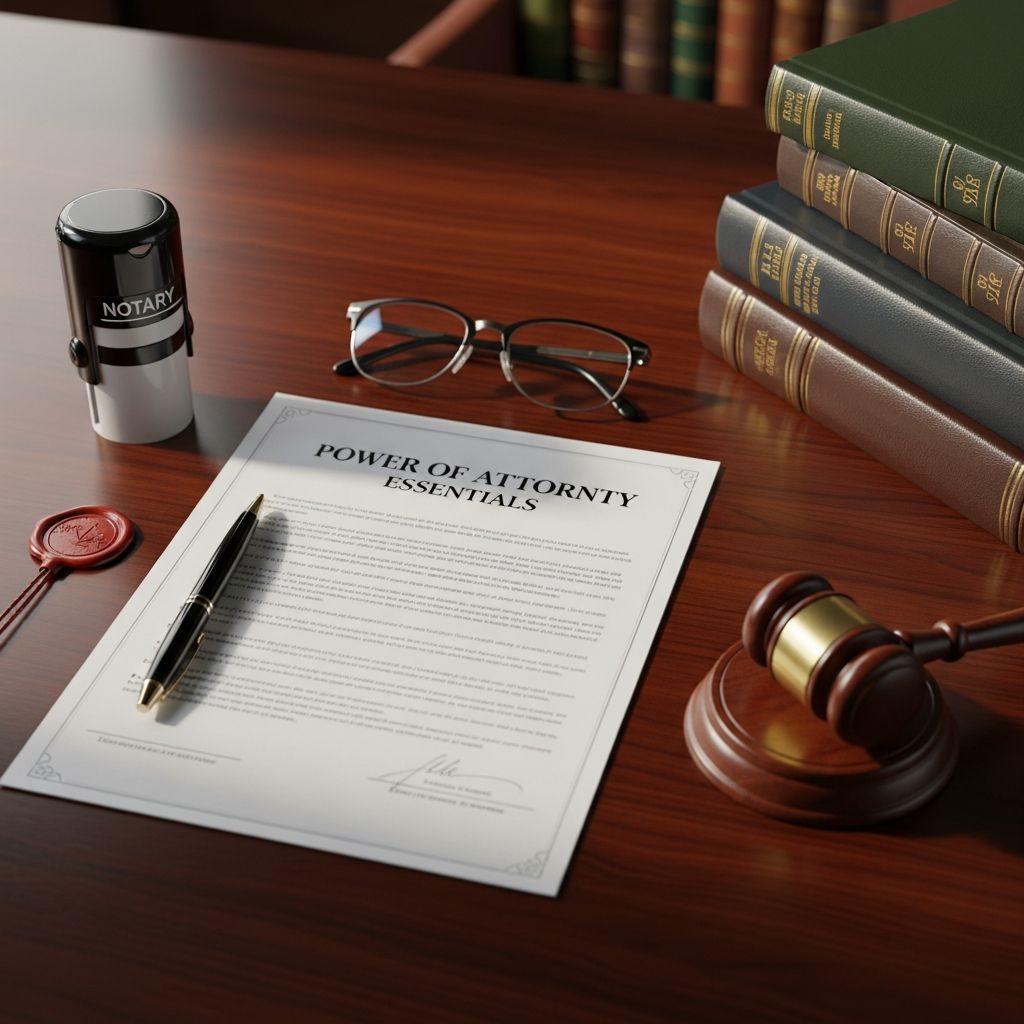 Unlock the essentials of power of attorney: types, powers, limitations, and how to safeguard your future effectively.