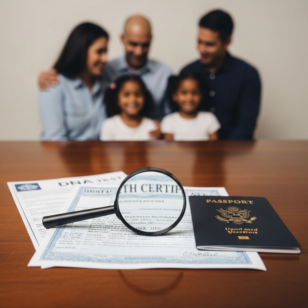Essential guide to documenting family bonds for U.S. citizenship claims and green card petitions through vital records and legal proofs.