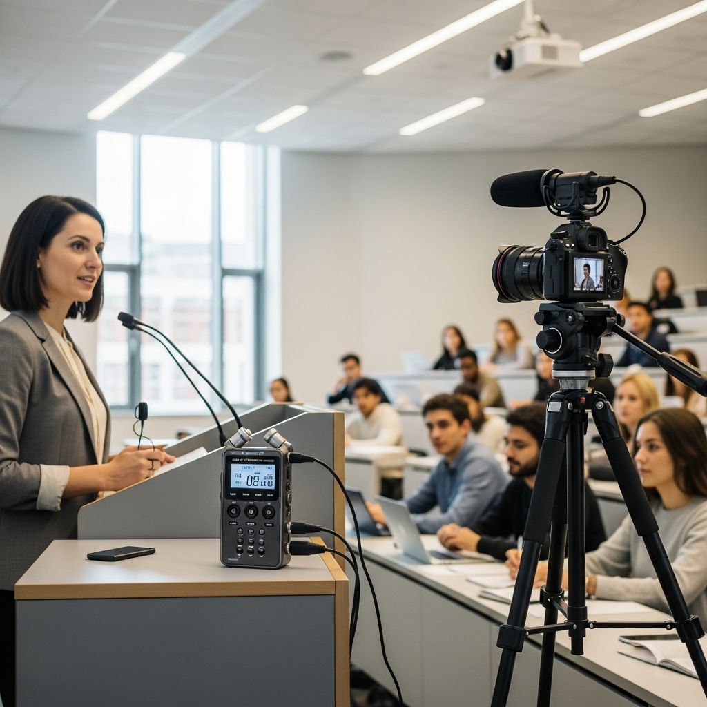 Understand your rights and obligations when recording in classrooms and virtual learning environments.