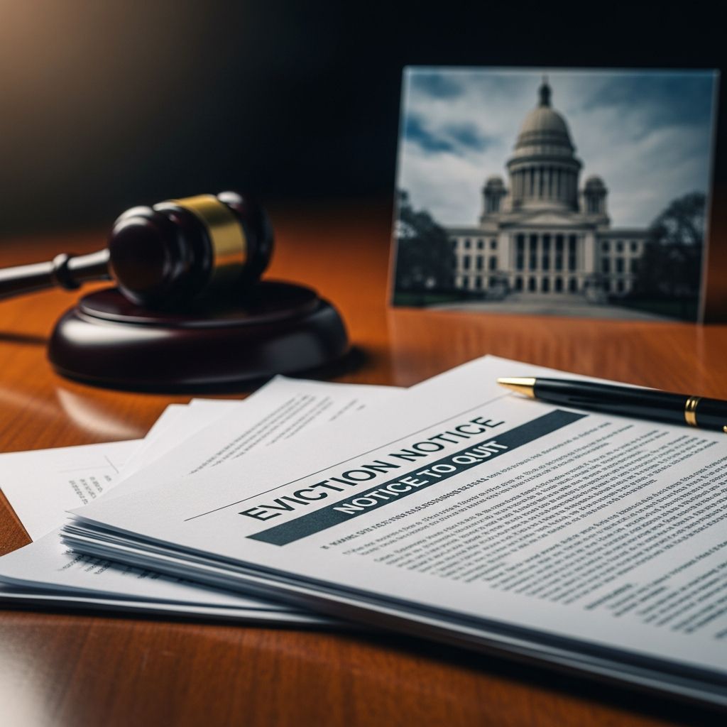 Navigate Rhode Island's mandatory eviction procedures and landlord obligations.