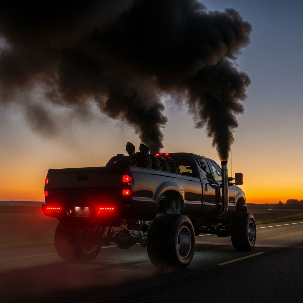 Unpacking the controversial diesel smoke practice: origins, health risks, environmental harm, and varying state laws across the U.S.