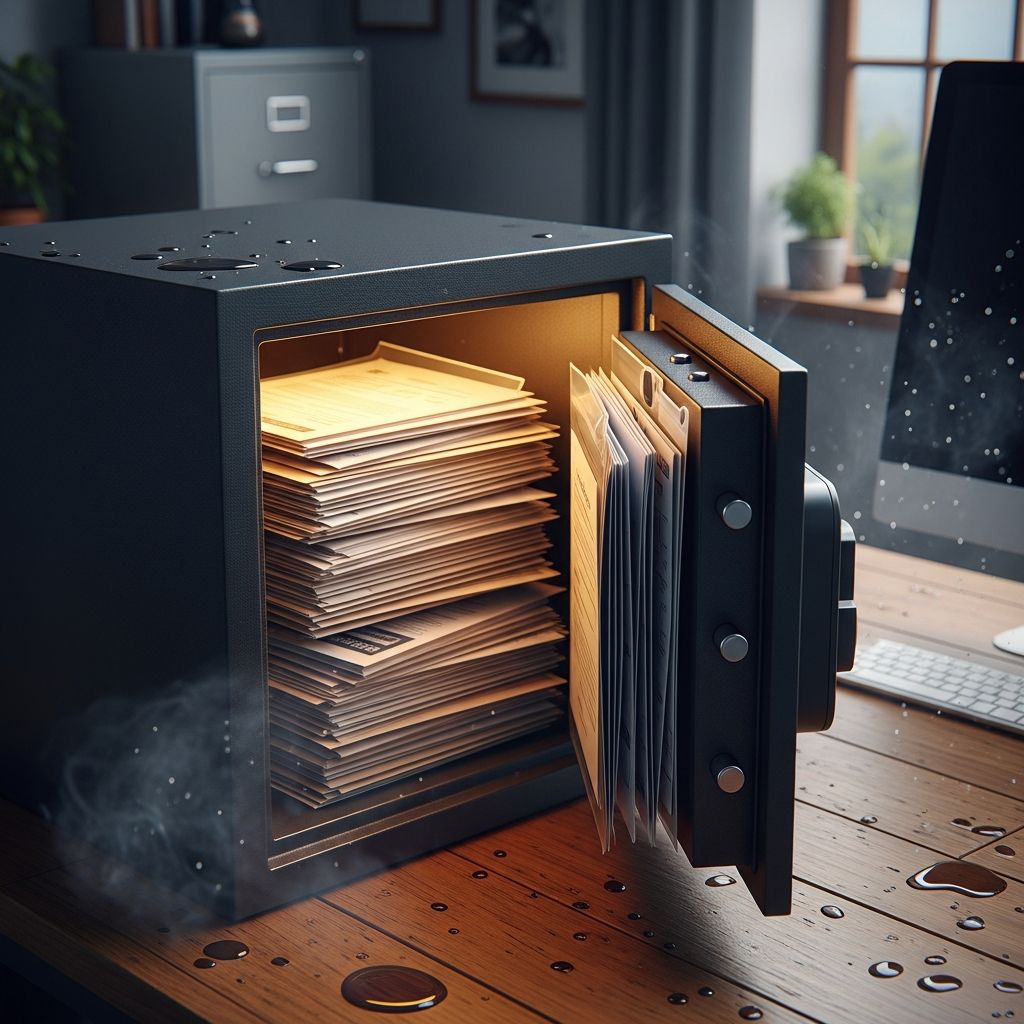 Essential strategies to protect your critical documents from floods, fires, and other disasters for faster recovery.