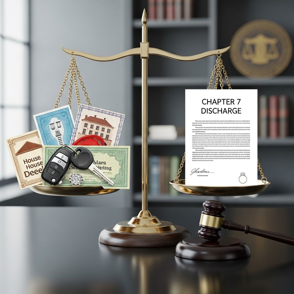 Navigate secured debt options in Chapter 7 bankruptcy: reaffirmation, redemption, and surrender strategies.