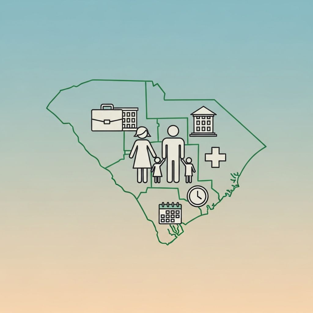 Comprehensive overview of family, medical, and parental leave options available to South Carolina workers in 2026.
