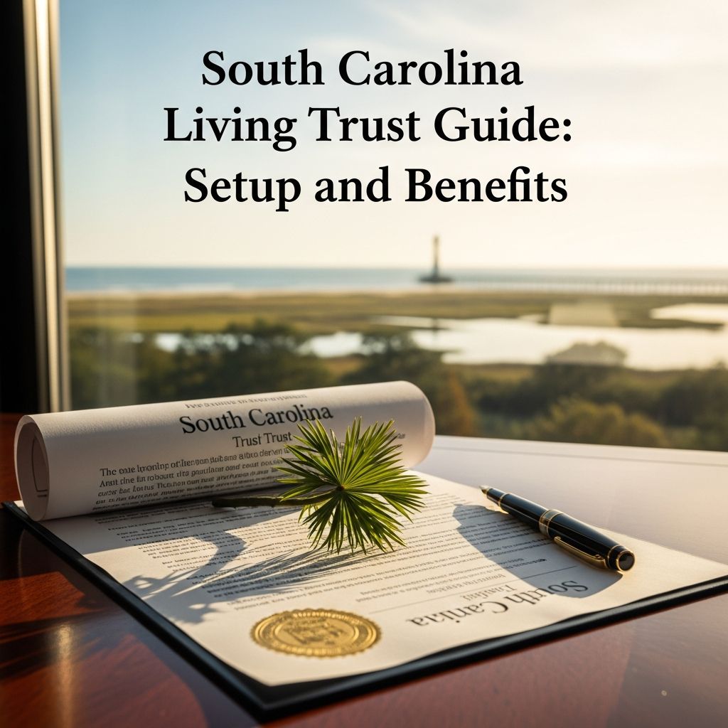 Master the essentials of creating and managing a living trust in South Carolina for seamless asset protection.