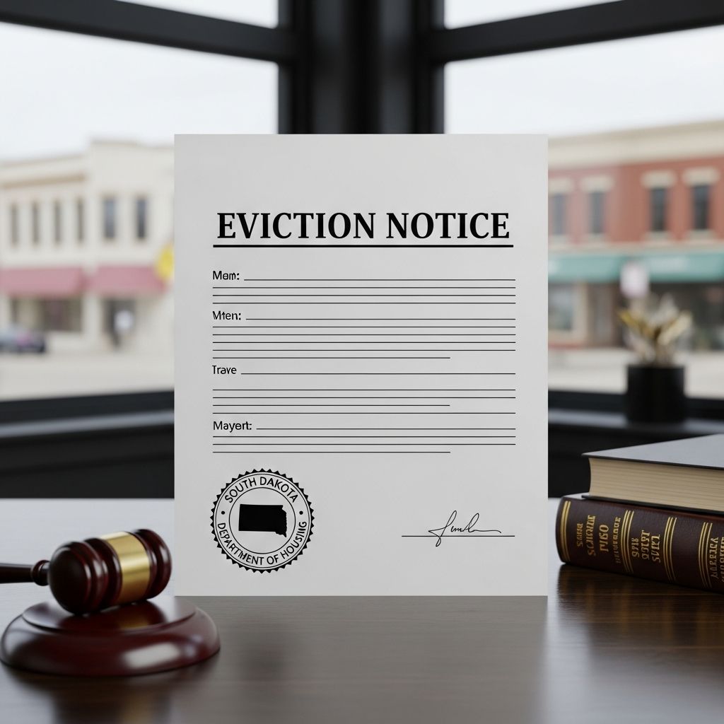 Master the legal steps, notices, and timelines for evicting tenants in South Dakota while protecting your rights as a property owner.