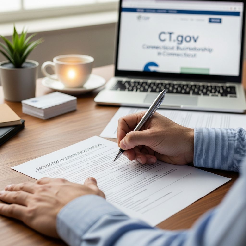 Your complete guide to launching a sole proprietorship business in Connecticut with minimal requirements.
