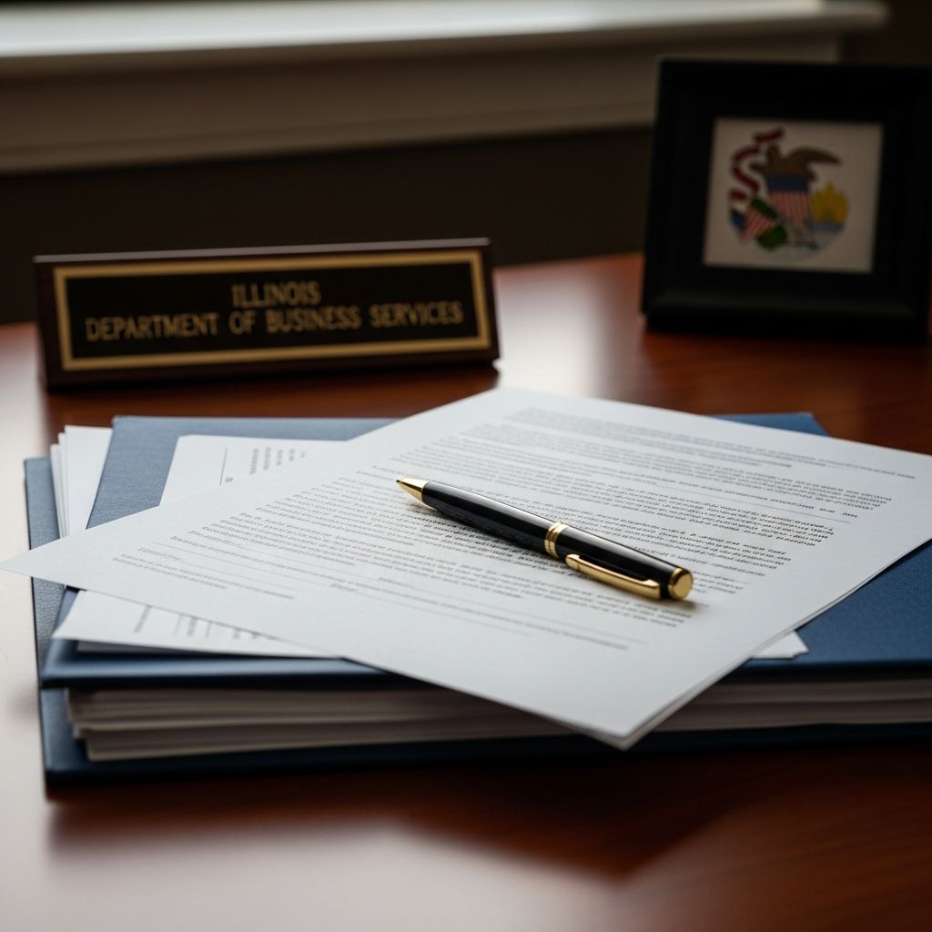 Comprehensive guide to launching your sole proprietorship in Illinois with step-by-step instructions on names, taxes, licenses, and compliance.