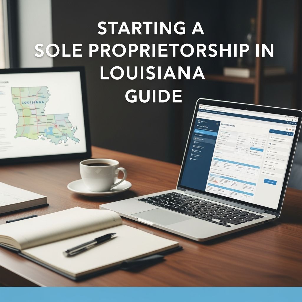 Comprehensive 2026 guide to launching your Louisiana sole proprietorship with minimal paperwork and maximum simplicity.