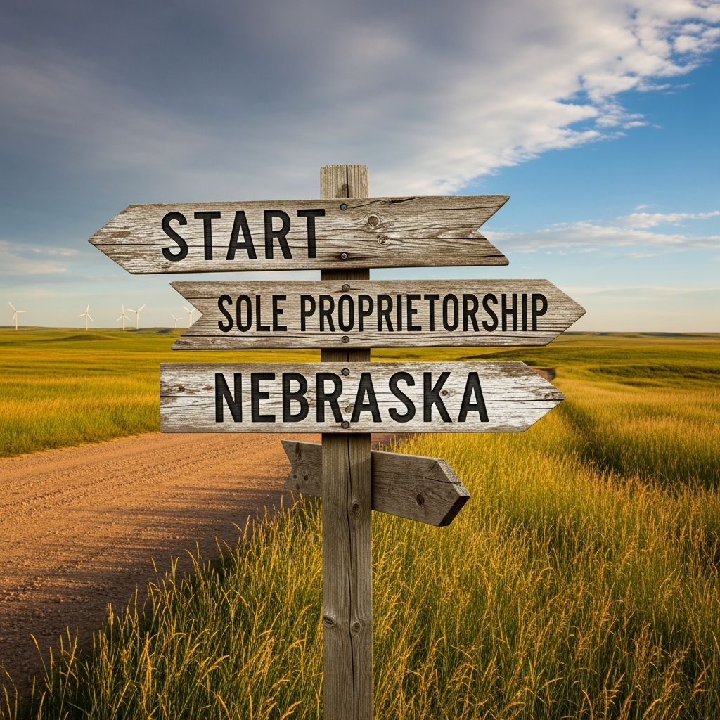 Comprehensive guide to launching your solo business in Nebraska with minimal paperwork and maximum control.