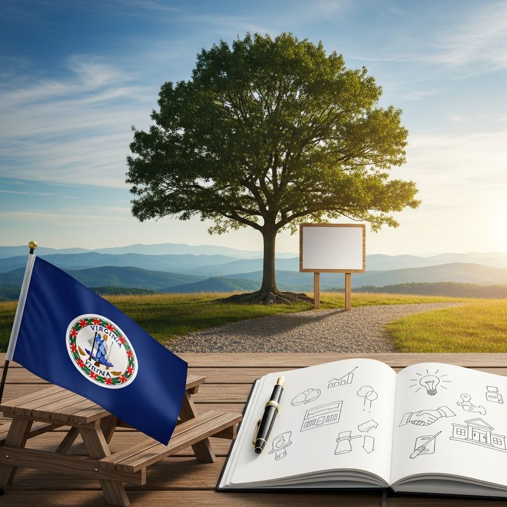 Complete guide to launching your solo business in Virginia with step-by-step instructions on names, taxes, licenses, and compliance.