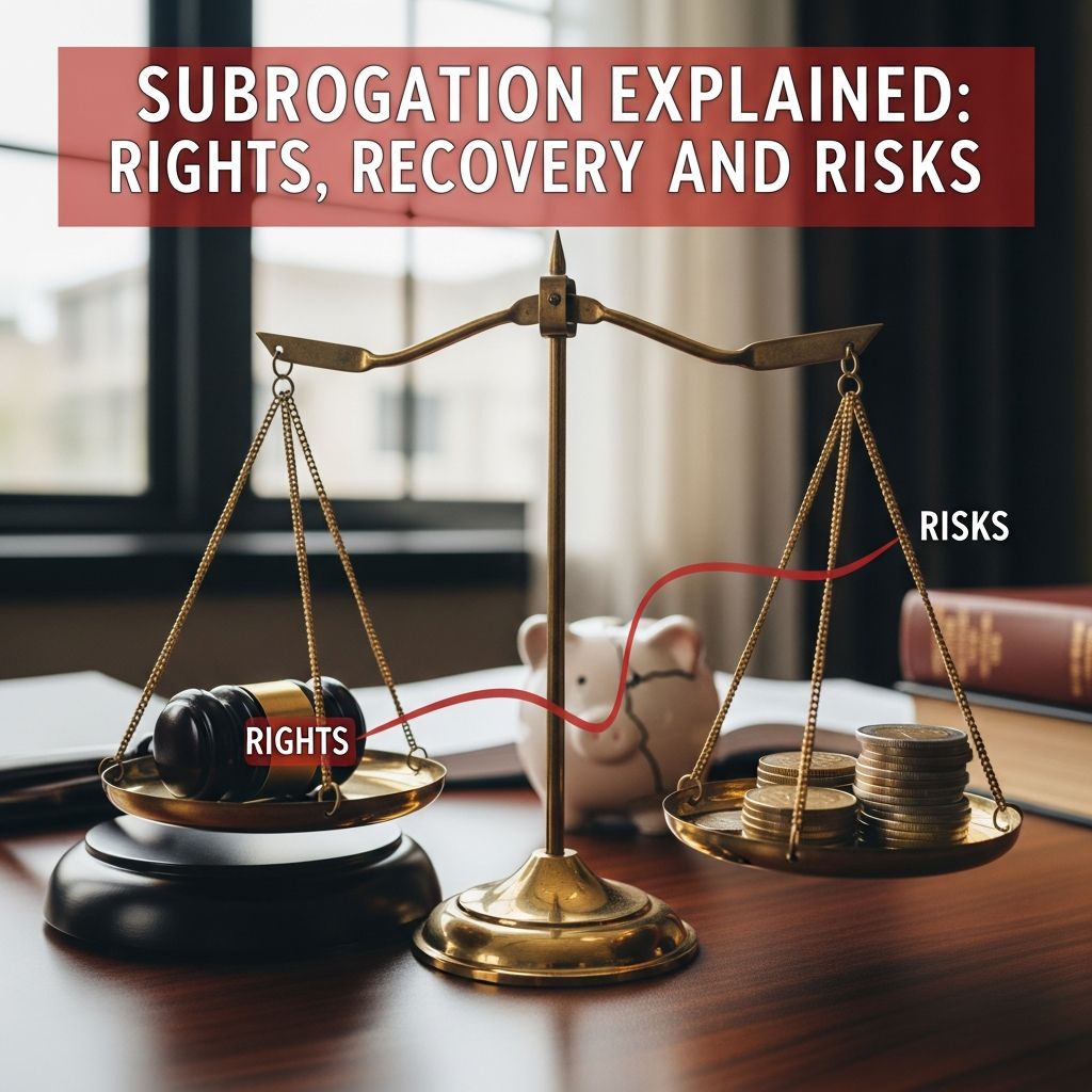 Demystifying subrogation: How insurers recover payments, your rights as a policyholder, and strategies to navigate claims effectively.