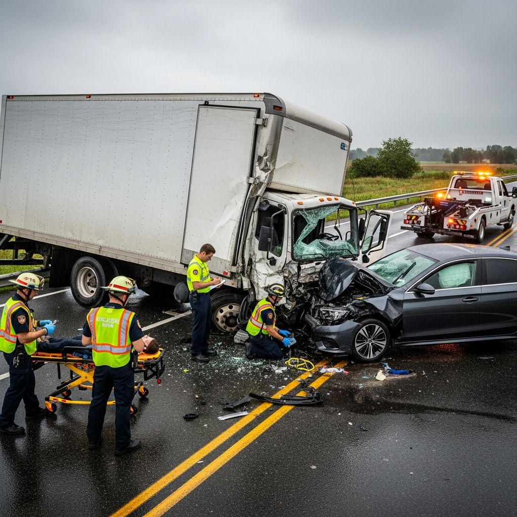 Learn your rights, legal steps, and compensation options when struck by a delivery truck in a crash.