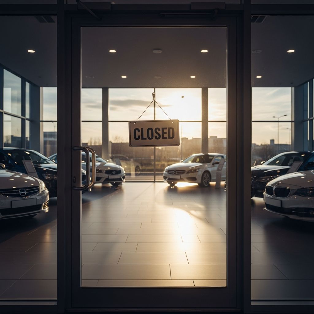 Uncover why car dealerships close on Sundays across U.S. states due to blue laws, employee needs, and banking limits.