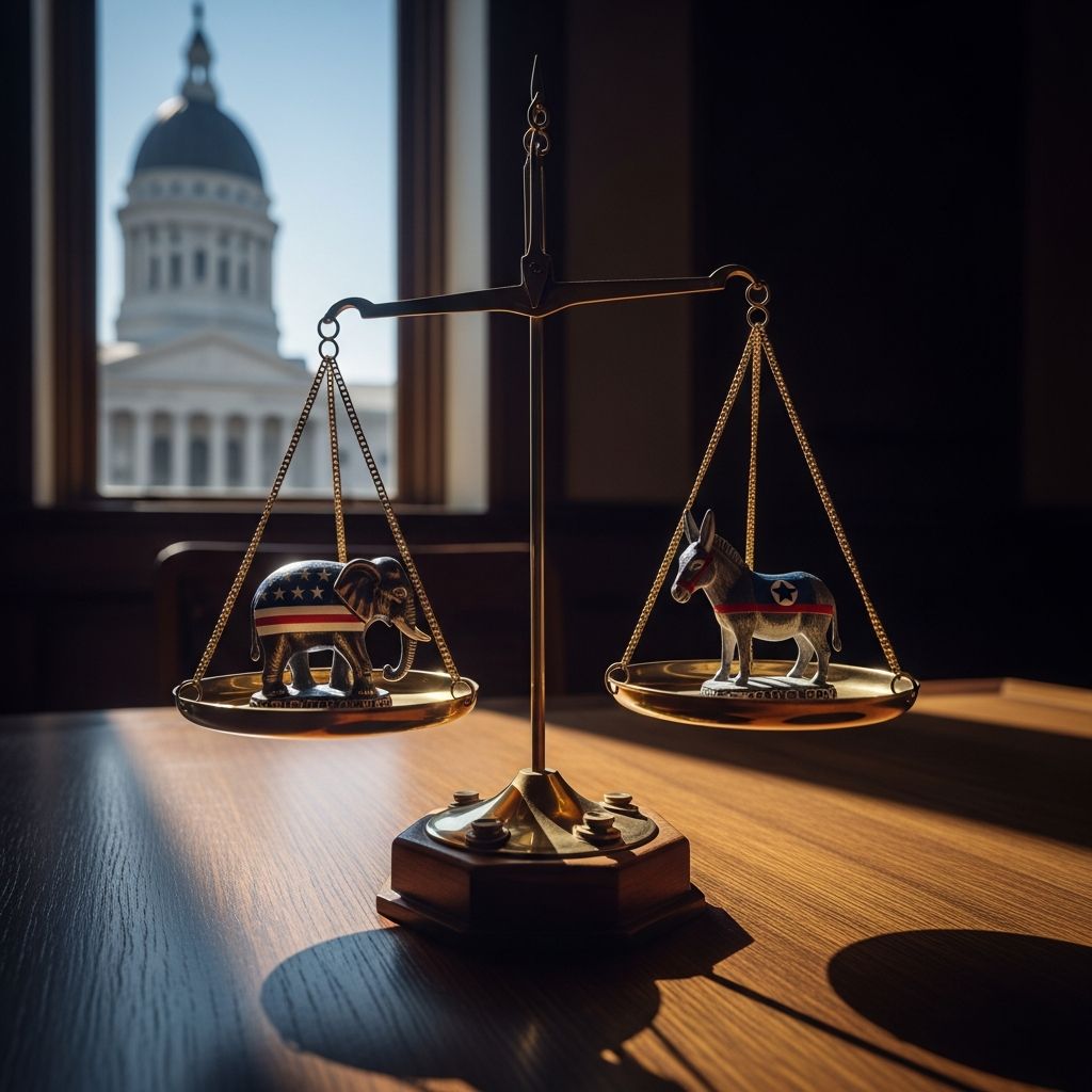 Exploring the intersection of politics and judicial authority in modern America.