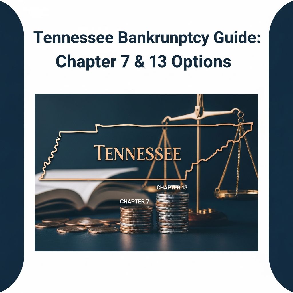 Comprehensive guide to filing Chapter 7 and Chapter 13 bankruptcy in Tennessee, including exemptions, courts, and steps.