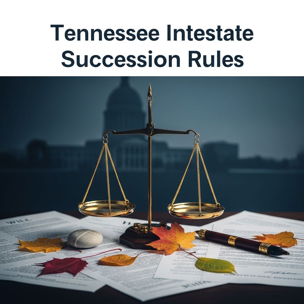 Understand Tennessee's intestate succession laws: How your estate distributes without a will to protect your loved ones.
