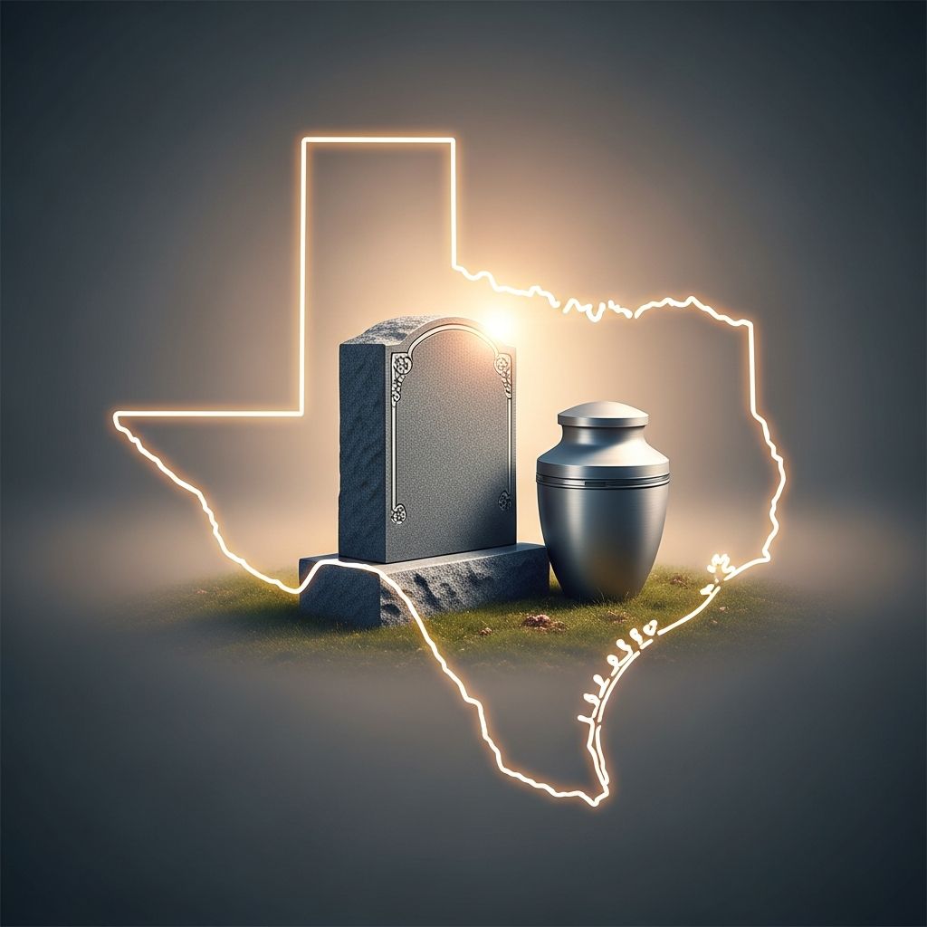 Comprehensive overview of Texas laws governing burials, cremations, home funerals, and funeral services for informed planning.
