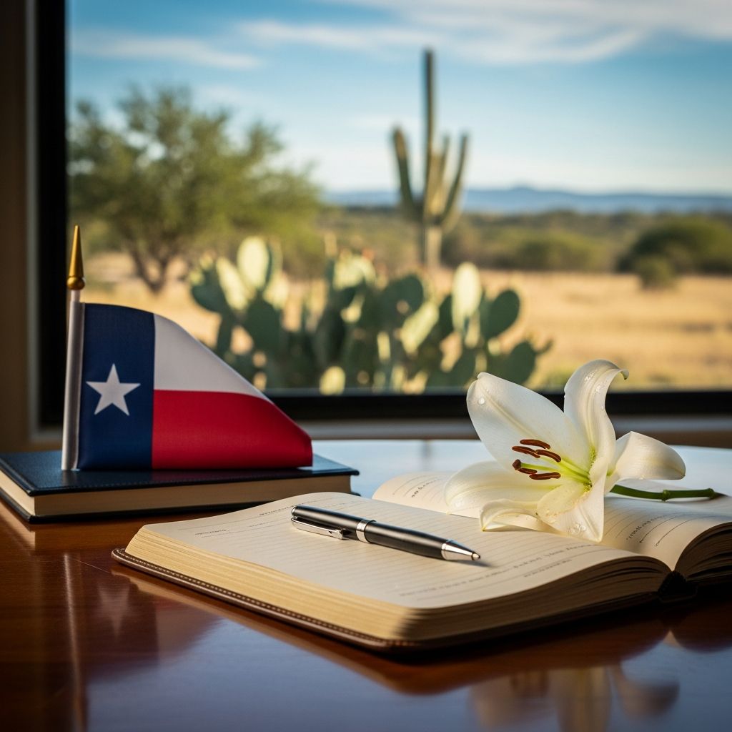 Understand your rights and responsibilities when handling funeral arrangements in Texas without a professional director.