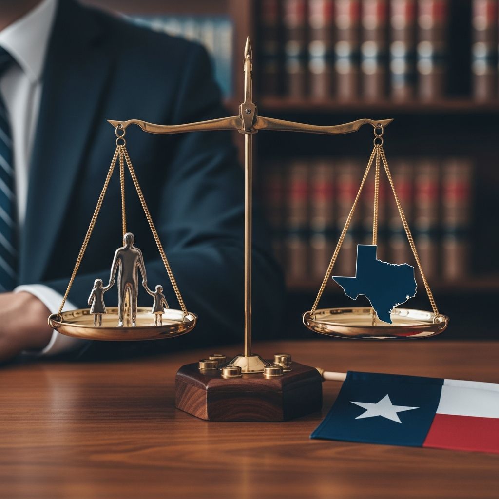 Essential insights into Texas laws on parental duties, child-related liabilities, and recent family code reforms shaping modern parenting.