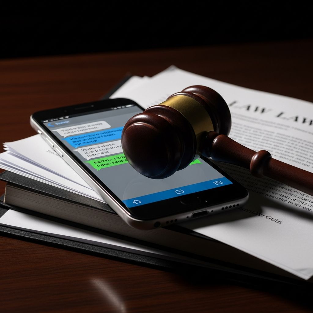Unlock the rules for using text messages as court evidence: authentication, relevance, and legal hurdles explained for cases.