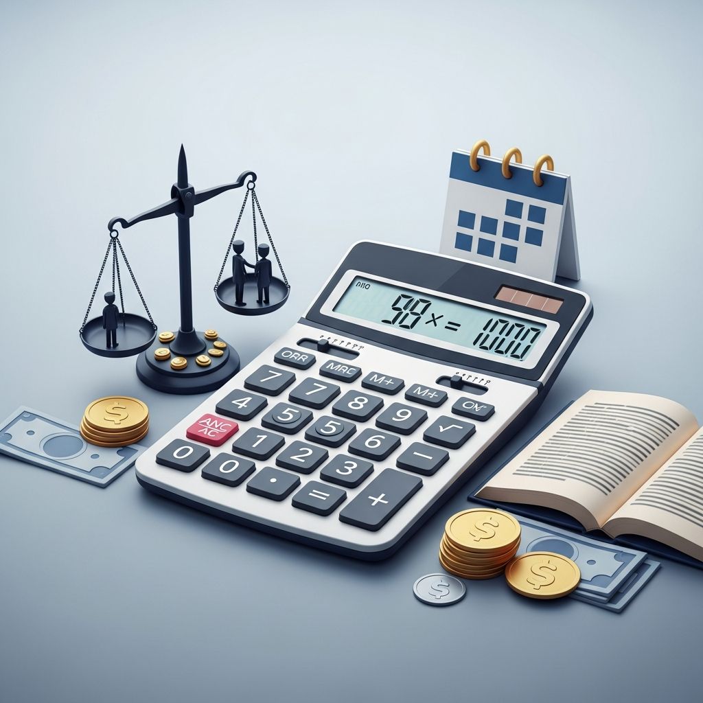 Demystifying alimony calculators: Learn how they work, their limitations, and state-specific formulas for estimating spousal support.