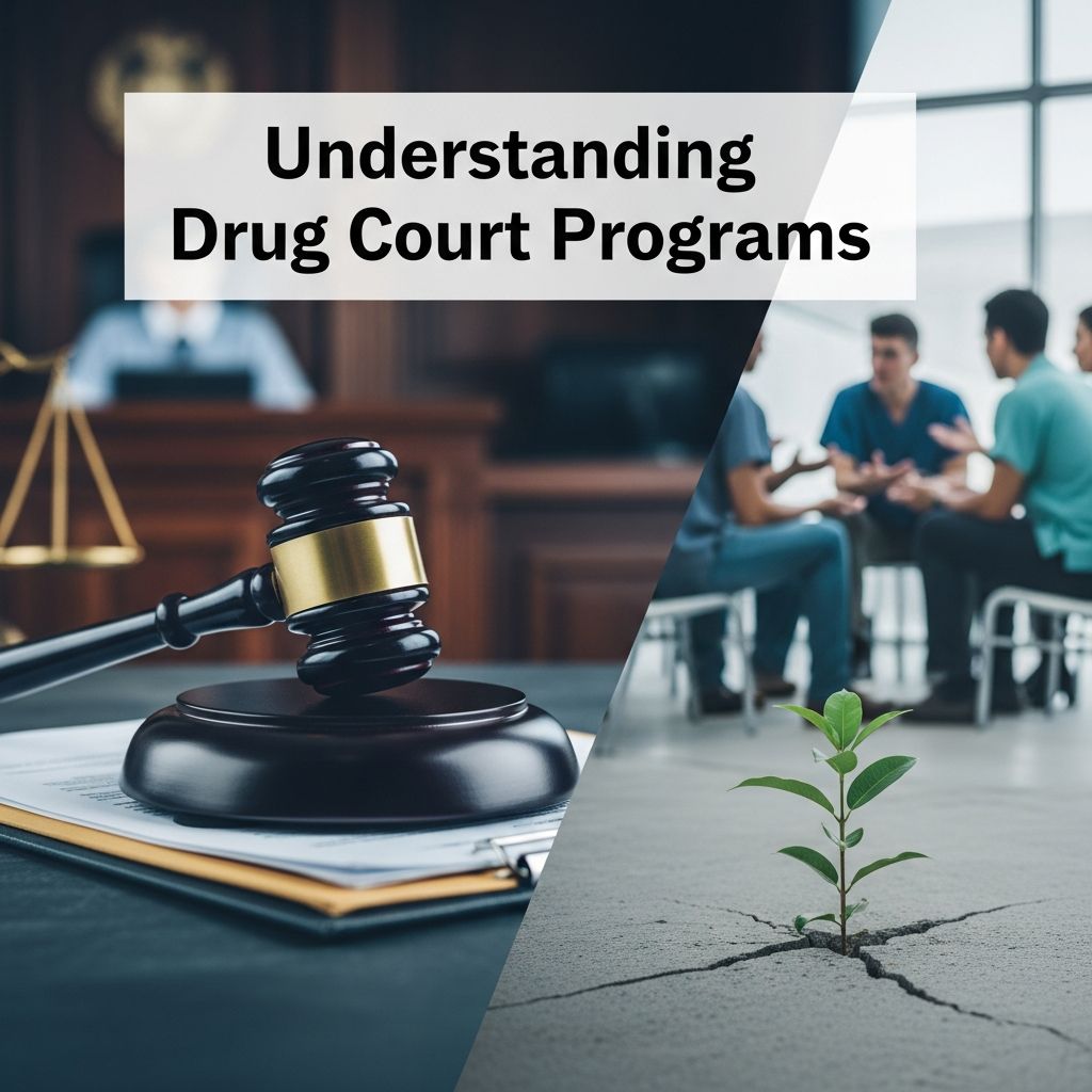 Explore how drug courts transform lives by prioritizing treatment over incarceration for non-violent offenders struggling with addiction.