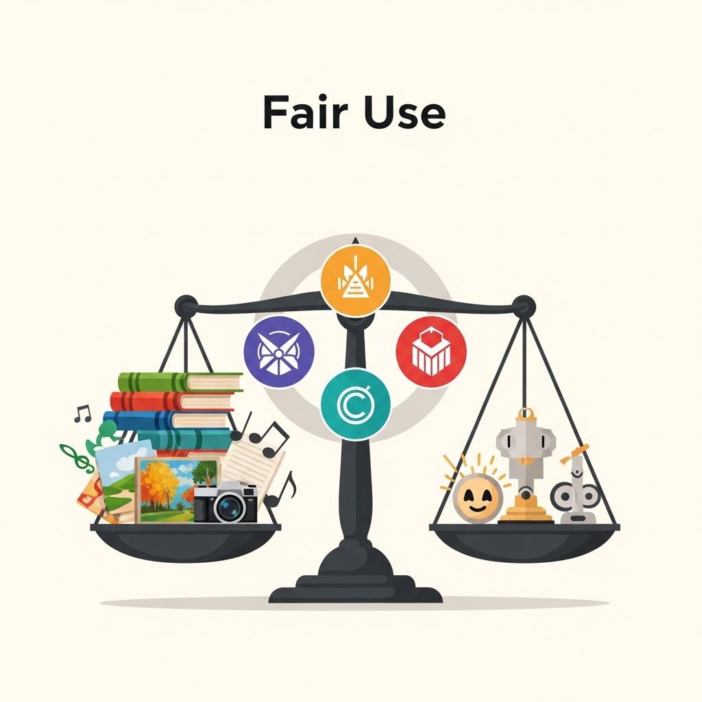 Master the essentials of fair use doctrine: Explore the four statutory factors that determine if your use of copyrighted material is legal and protected.