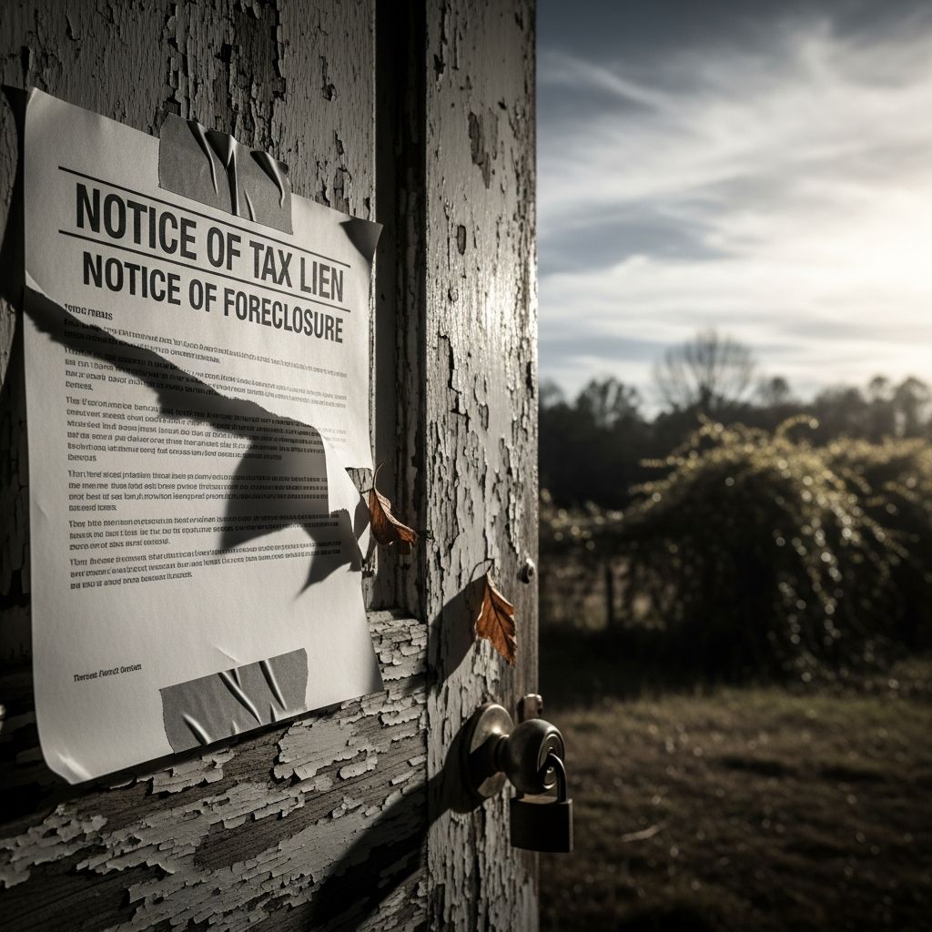 Understand the penalties, liens, auctions, and redemption rights when property taxes go unpaid in Georgia.