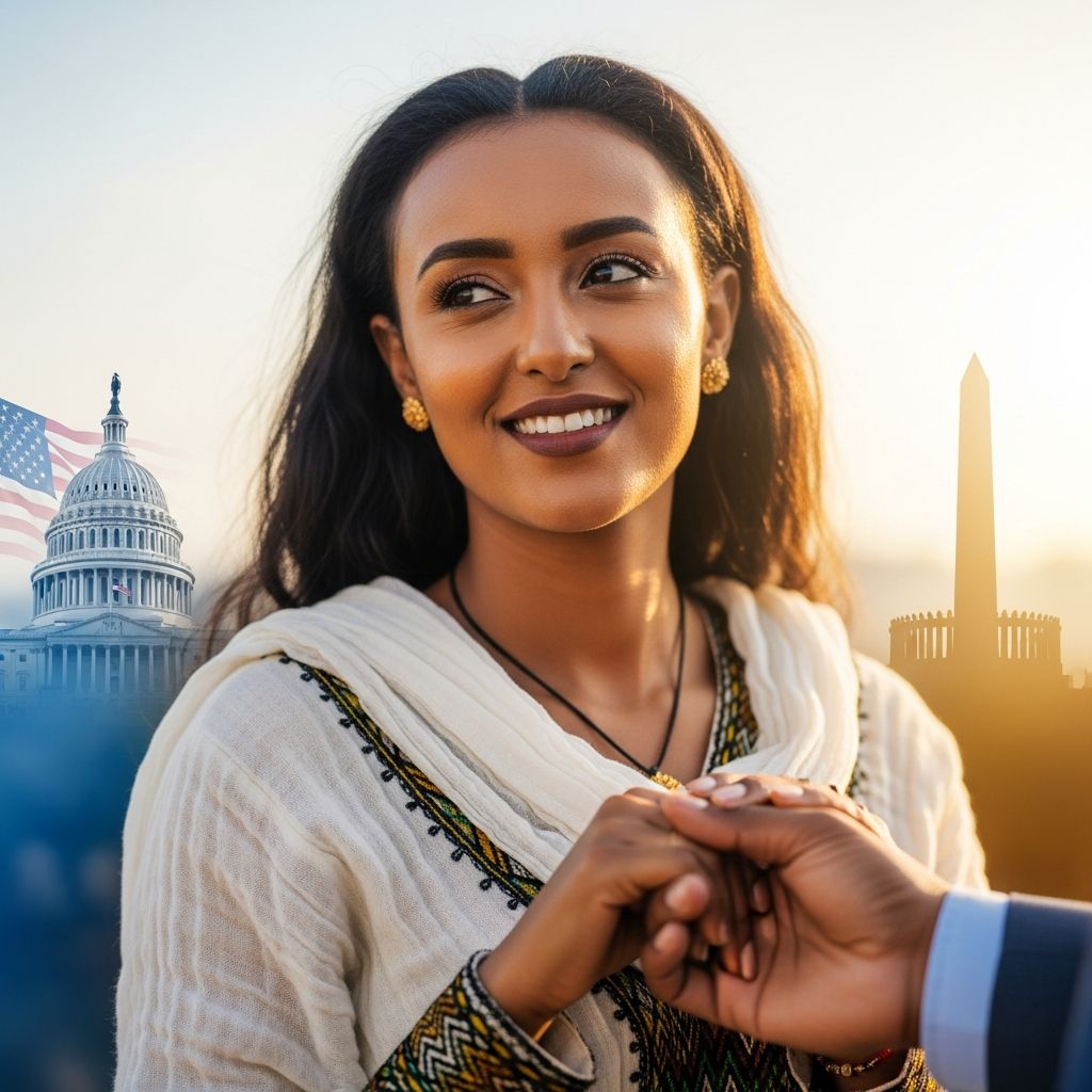 Comprehensive steps for U.S. citizens to secure permanent residency for their Ethiopian spouses through marriage-based immigration.