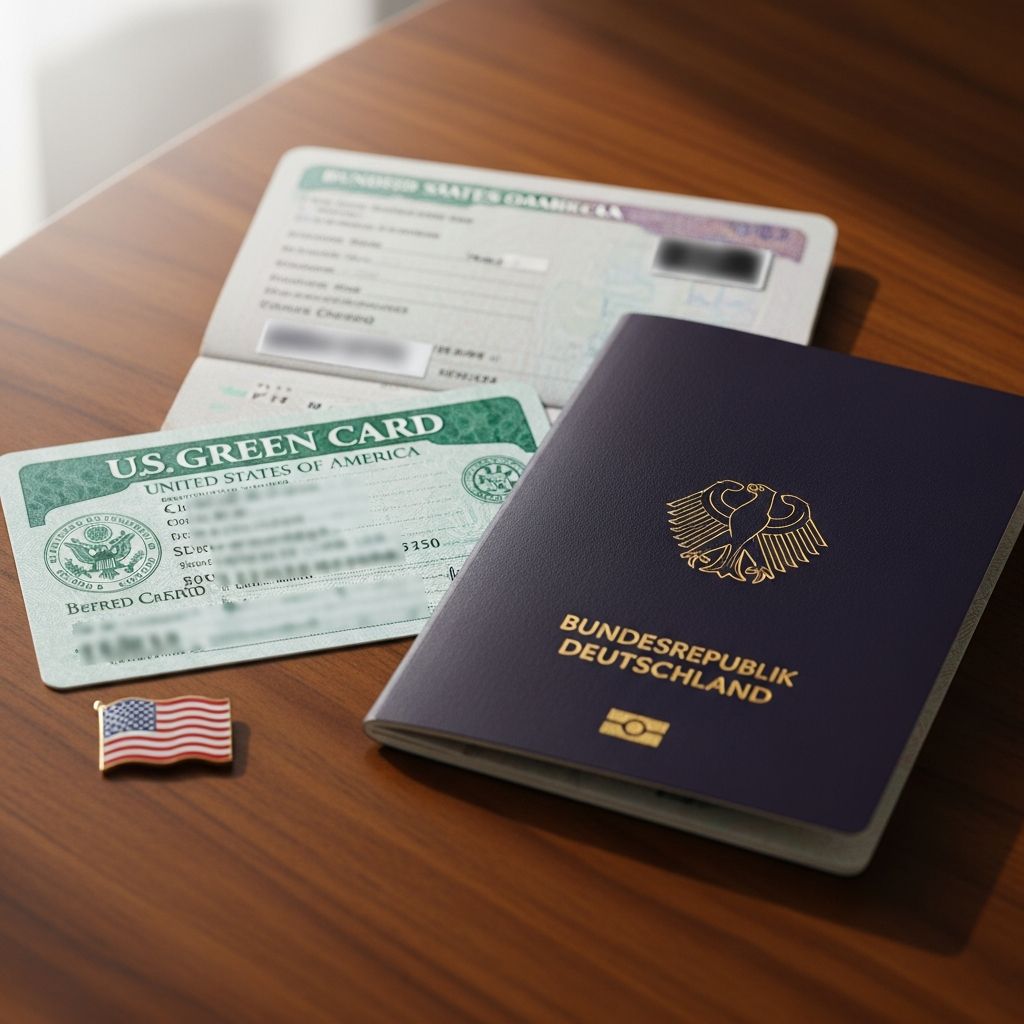 Comprehensive guide to securing a US green card for spouses of German citizens through marriage-based immigration processes.