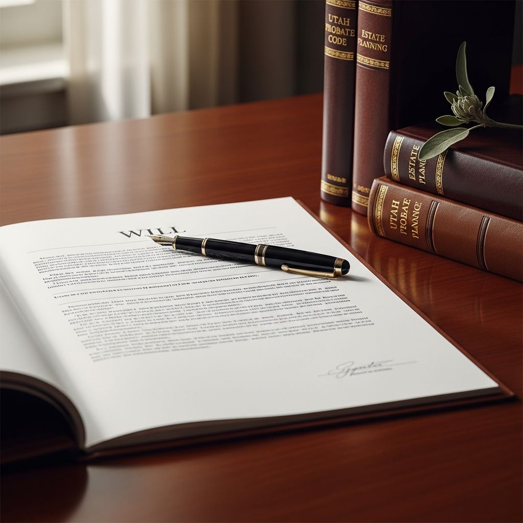 Master Utah's will requirements: age, capacity, witnesses, and execution rules.