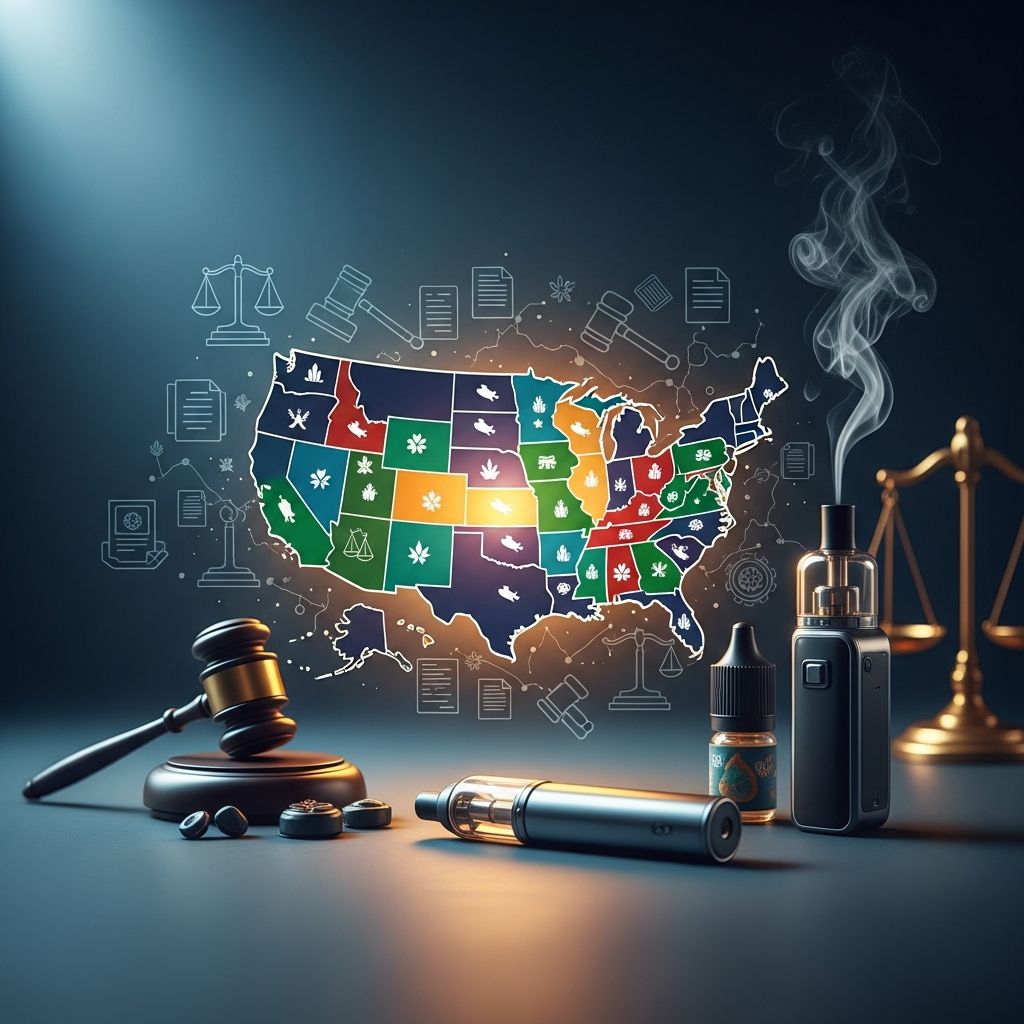 Vaping Legality in 2026: State-by-State Guide Navigate the complex landscape of vaping regulations across U.S. states in 2026, from flavor bans to product registries.