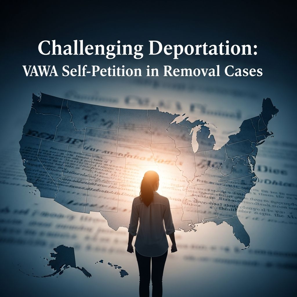 Understand how to fight Form I-360 VAWA denial during deportation proceedings and protect your U.S. residency rights effectively.