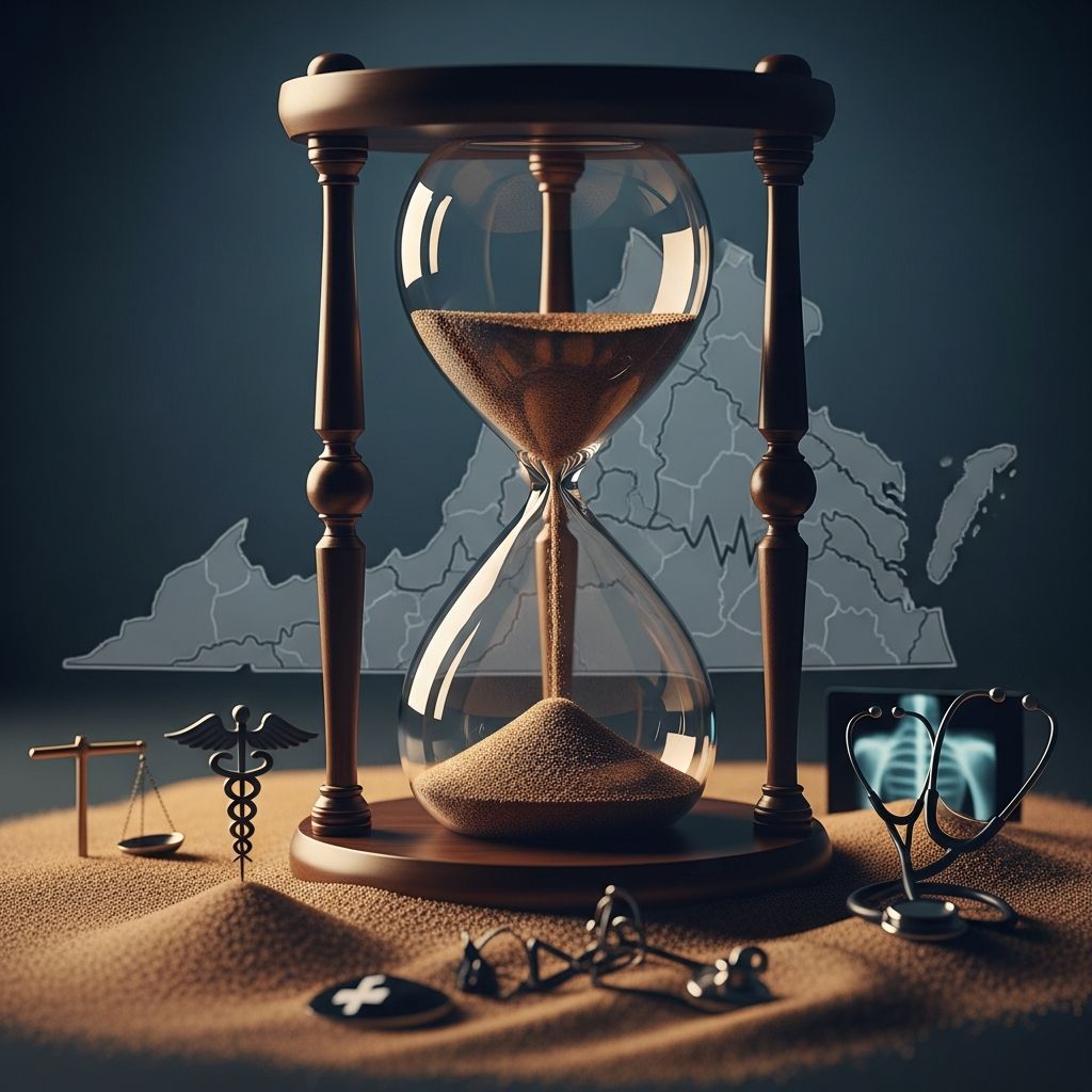 Understand Virginia's strict deadlines for filing medical malpractice lawsuits, including key exceptions and extensions that could impact your case.