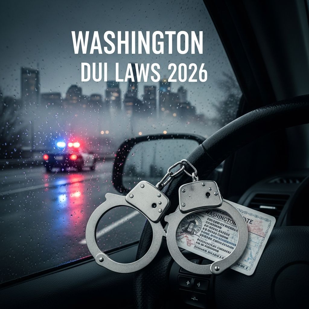 Washington DUI Laws 2026: 4 Major Changes To Know Essential guide to Washington's updated DUI regulations effective 2026, covering penalties, defenses, and new enforcement measures.