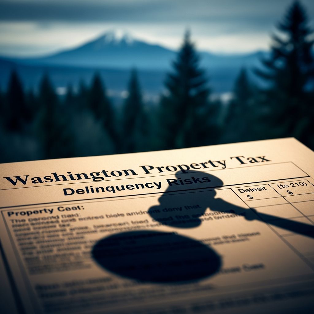 Understand the severe repercussions of unpaid property taxes in Washington, from liens to potential home loss via foreclosure auctions.