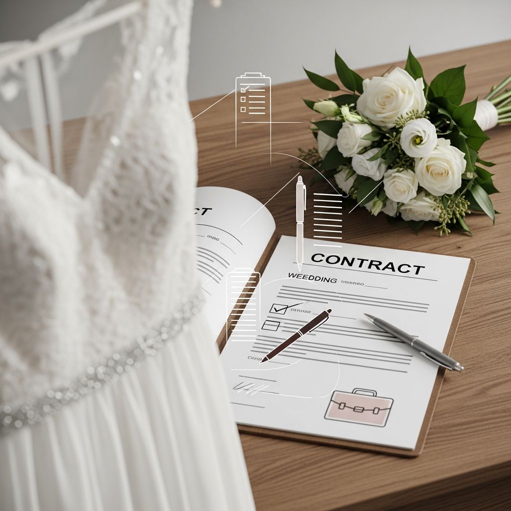 Master wedding vendor contracts: Know key clauses, protect your investment, and ensure vendor accountability.