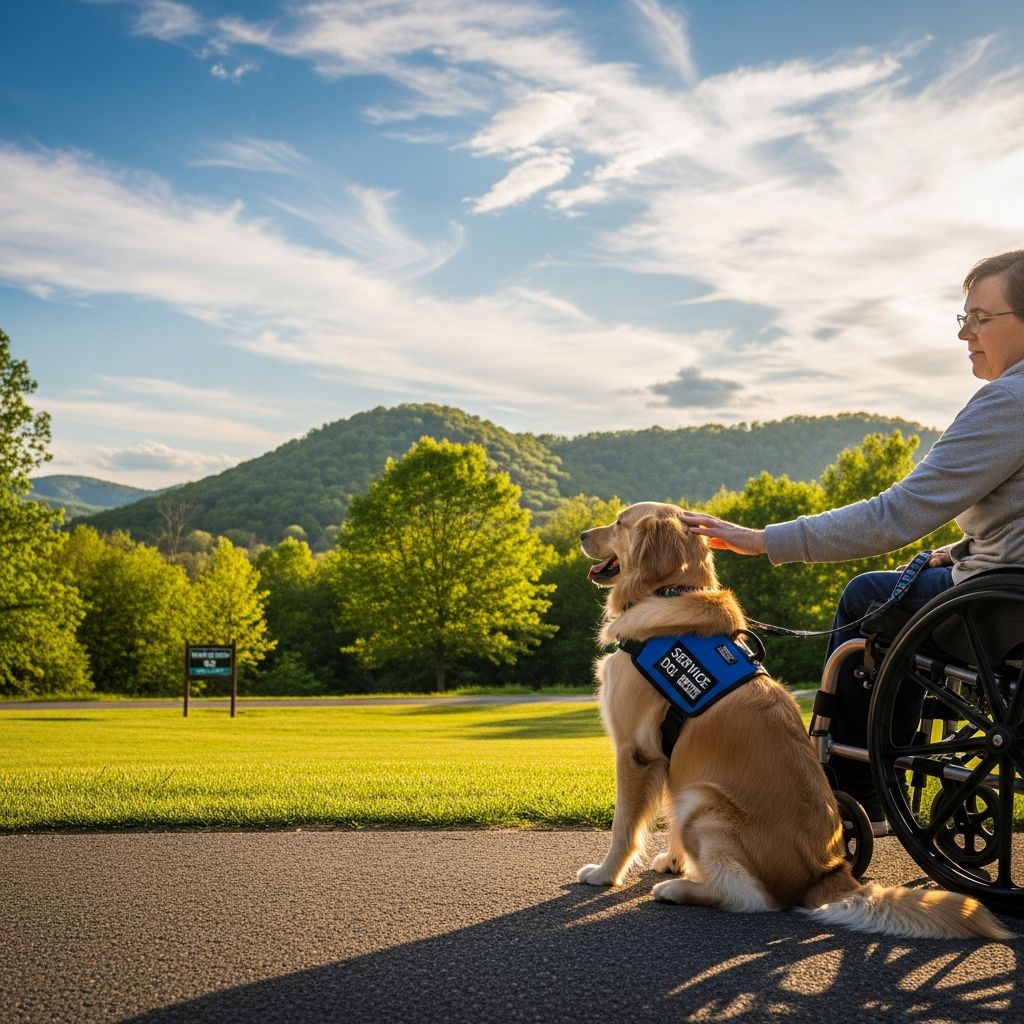 Comprehensive overview of West Virginia regulations for service animals and emotional support animals in public spaces and housing.