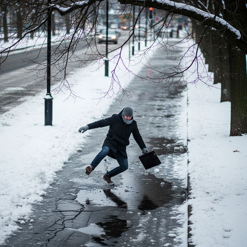 Understand your legal options after slipping on ice or snow and who may be responsible.