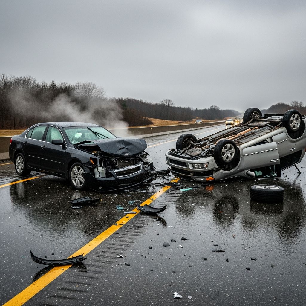 Essential overview of Wisconsin's car accident rules, from fault determination to insurance mandates and driver safety protocols.