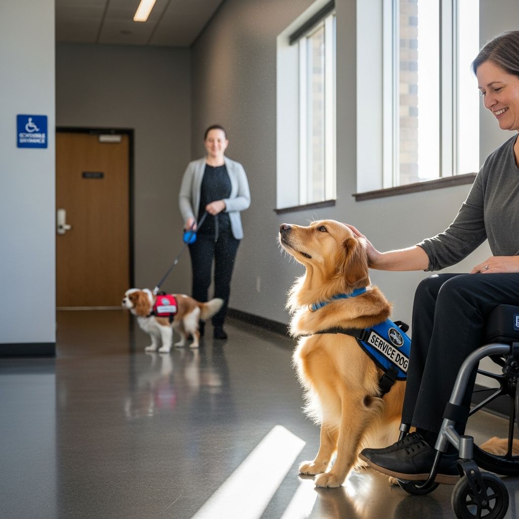Comprehensive guide to Wisconsin's regulations on service dogs, emotional support animals, housing access, public rights, and anti-fraud measures.